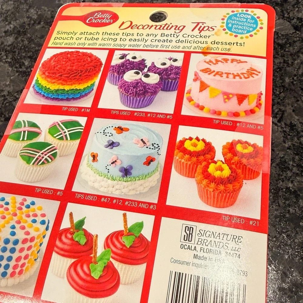 Betty Crocker decorating tips (8‎ tips)